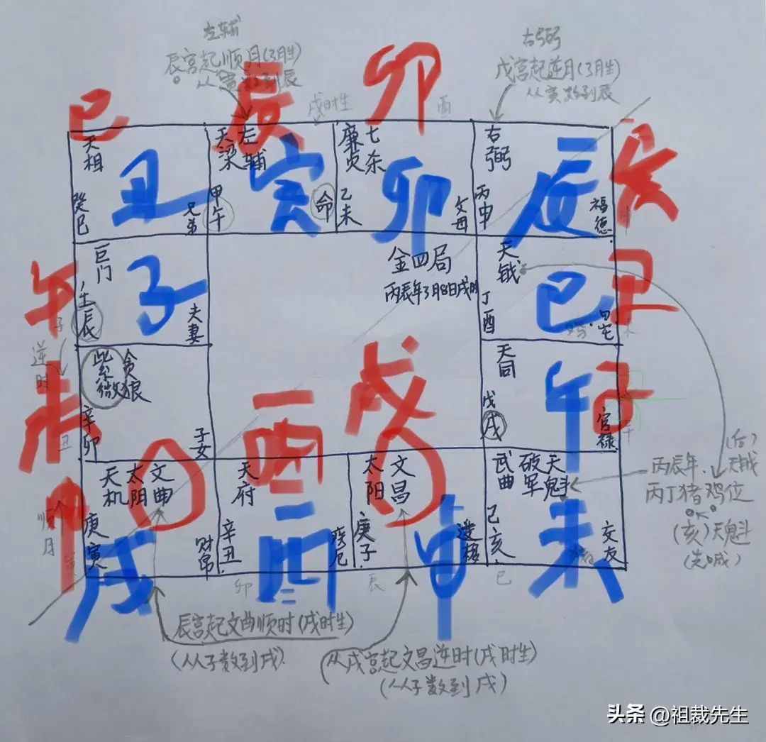 紫微斗数免费排盘，紫微斗数如何学会3分钟手工排出一张盘(图12)