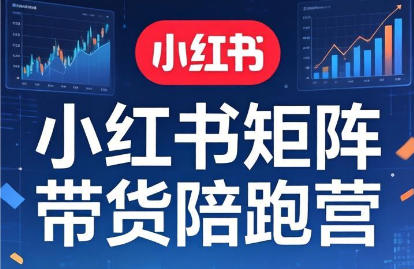 小红书矩阵带货陪跑营